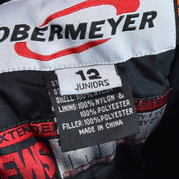OBERMEYER Kid's Snow Pants Black Size 12 Juniors Ski Snowboard - Picture 6 of 9